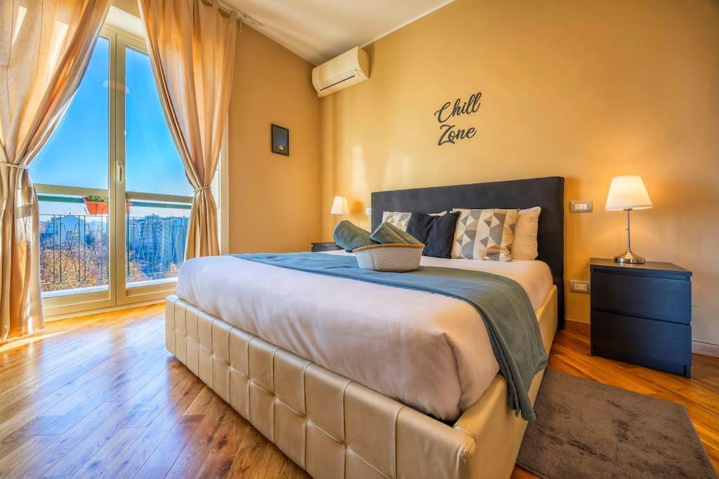 Sunny & Updated Flat With Panoramic City View 50M From M4 Stop Milan Exterior photo